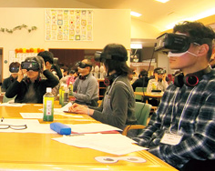 VR認知症プロジェクト体験会の様子