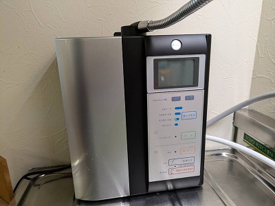 電解水生成器を導入しました!