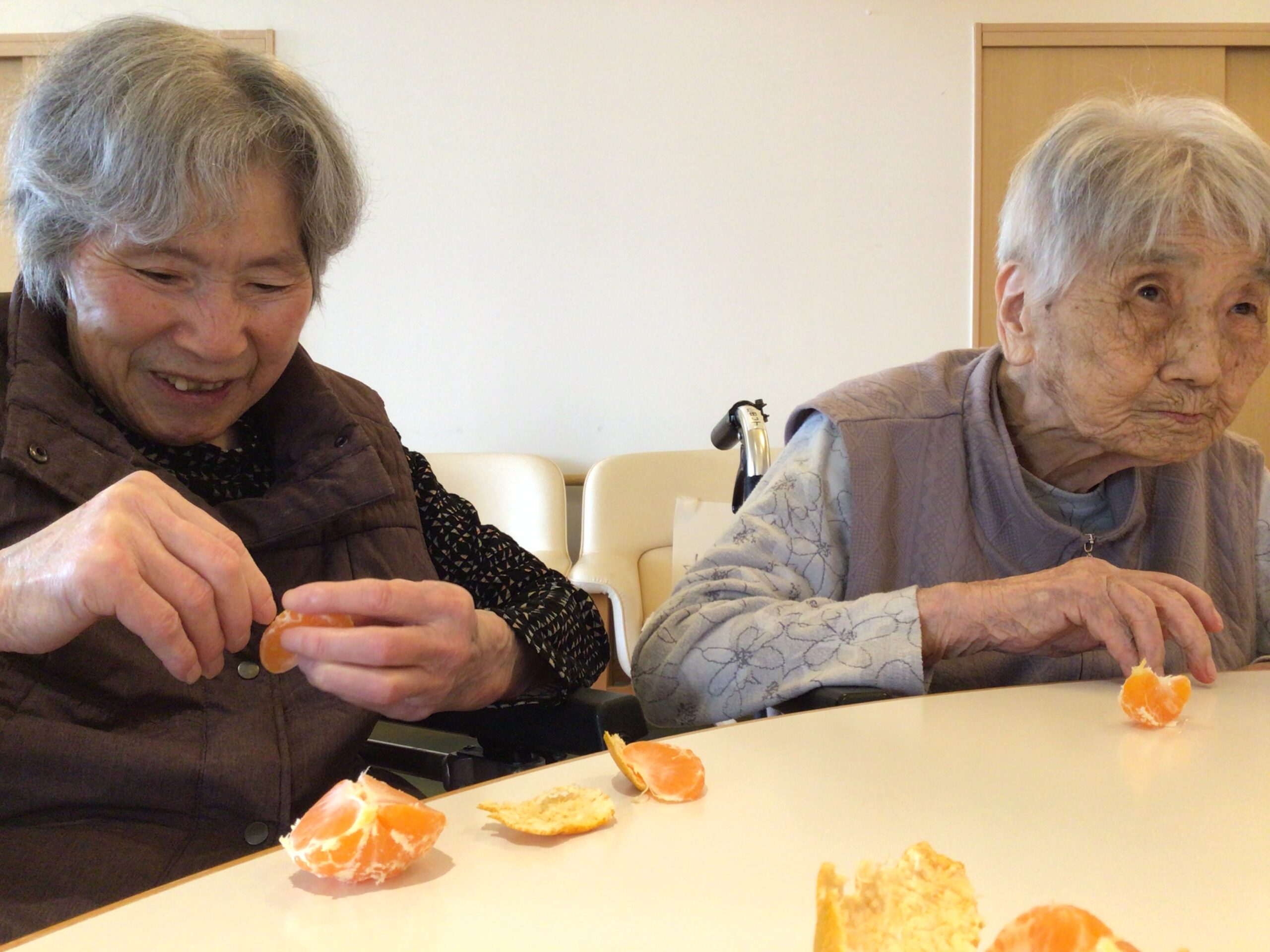 みかんをいただきました。