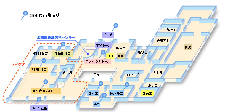 レインボー　見取図　1F