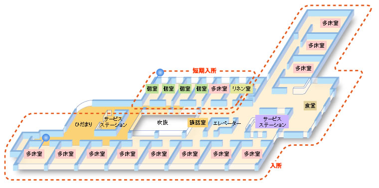 レインボー　見取図　1F